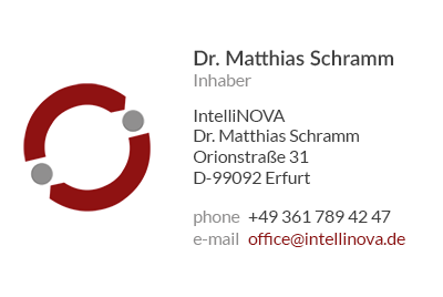 visitenkarte Intellinova Dr. Matthias Schramm